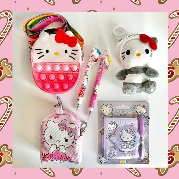 Hello Kitty Accessories - 💝Hello Kitty Adorable Stocking Stuffer 6-Piece Mini Bundle